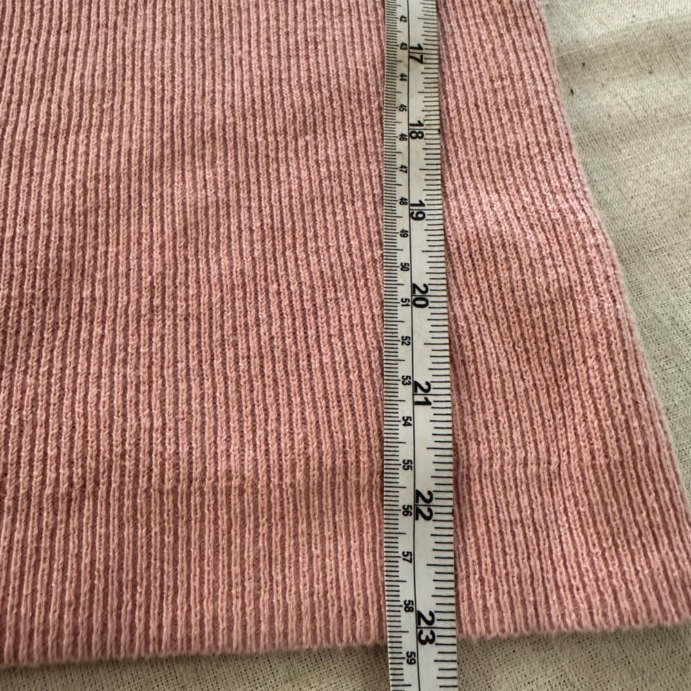90s Ralph Lauren Peach Ruffled Sweater 100 Percent Cotton Size Large - Picture 9 of 9